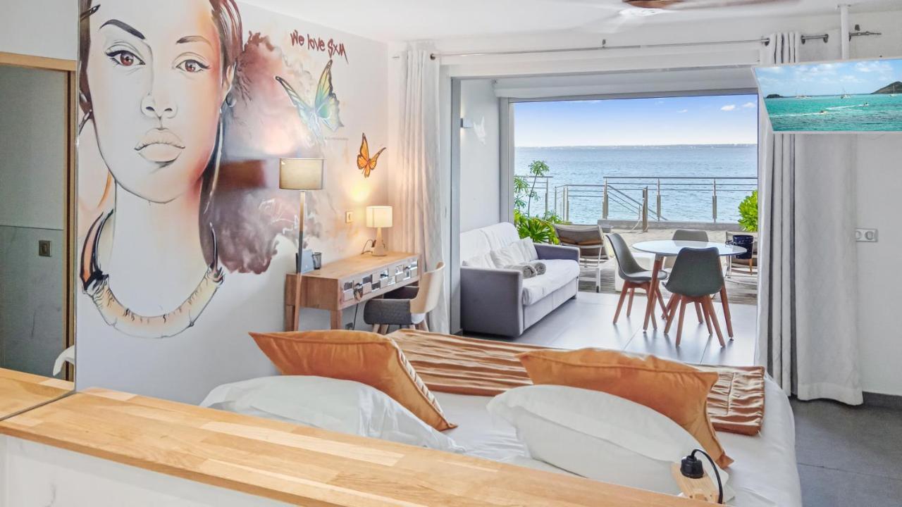 Official Page "Residence Bleu Marine" - Sea View Apartments & Studios - Saint-Martin French Side Grand Case Exterior foto